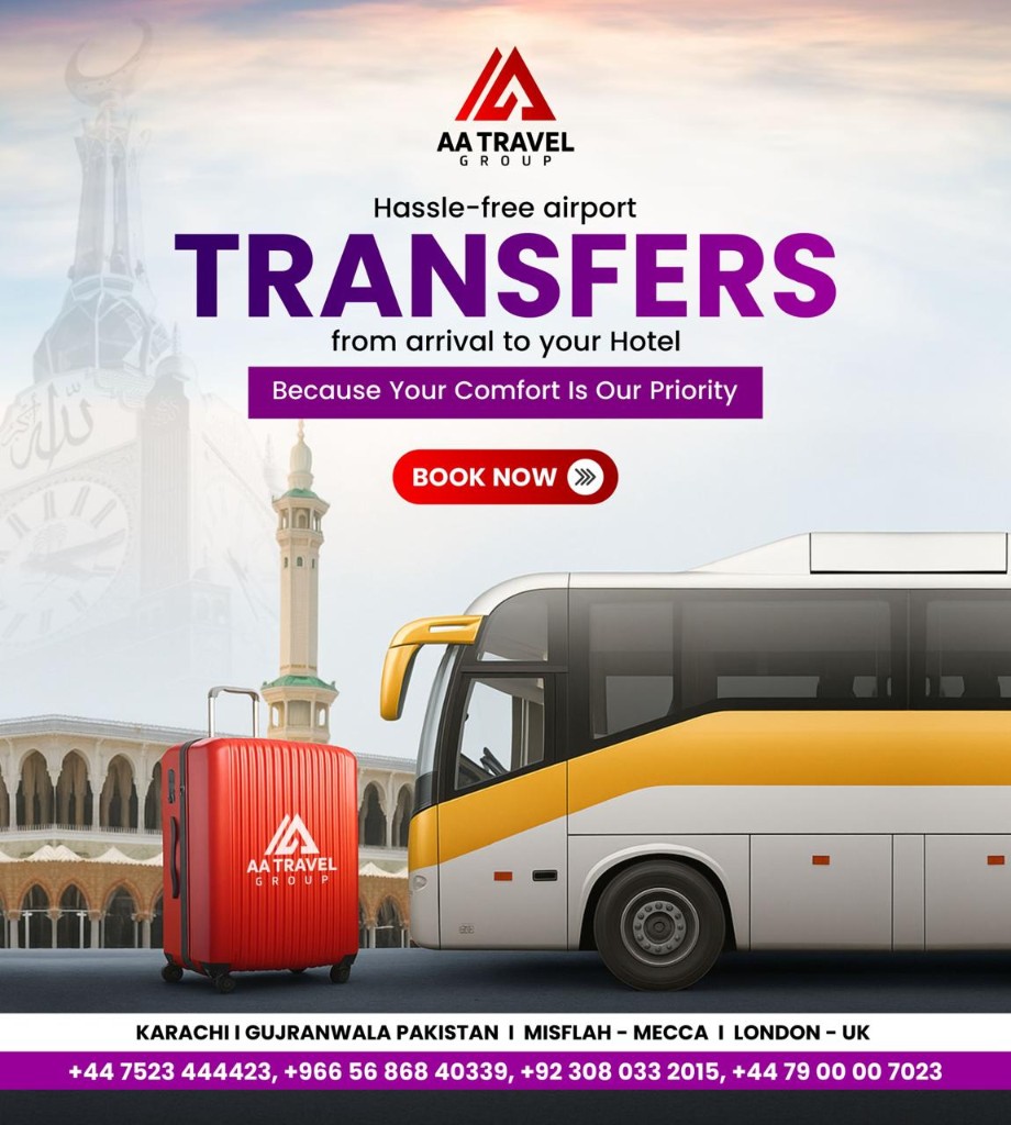 Group transport and airport transfers with AA Travel Group